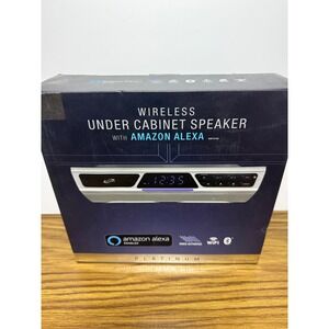 iLive Wireless Under Cabinet Speaker with Amazon Alexa WiFi Voice